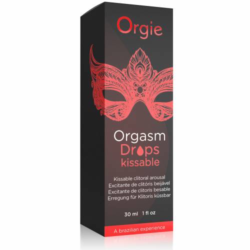 Orgasm Drops Kissable. Lubricantes y geles comestibles