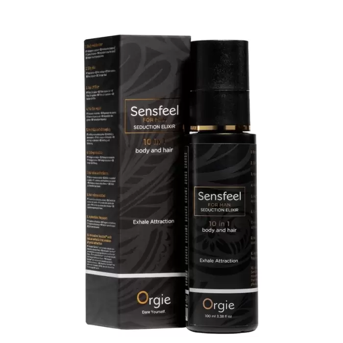 Sensfeel For Man Seduction Elixir 10 en 1 para cuerpo y cabello